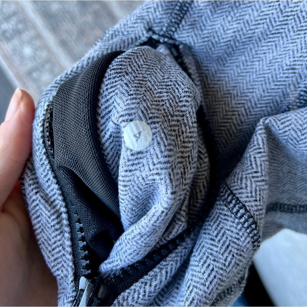 Lululemon Define Jacket - Heathered Herringbone Black White - Picture 9 of 9
